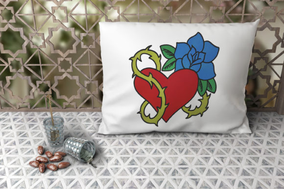 Heart and Wild Rose