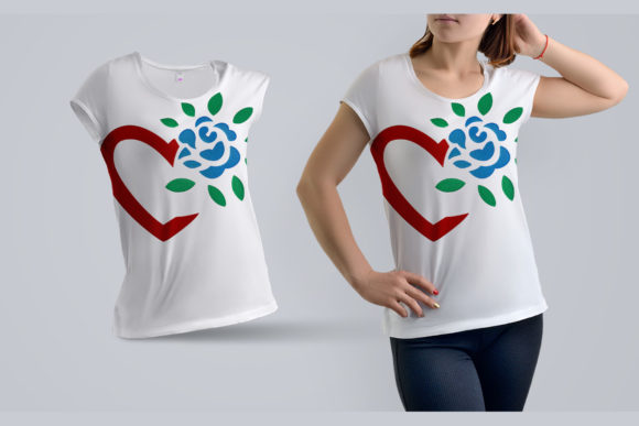 Roze Leaf Heart